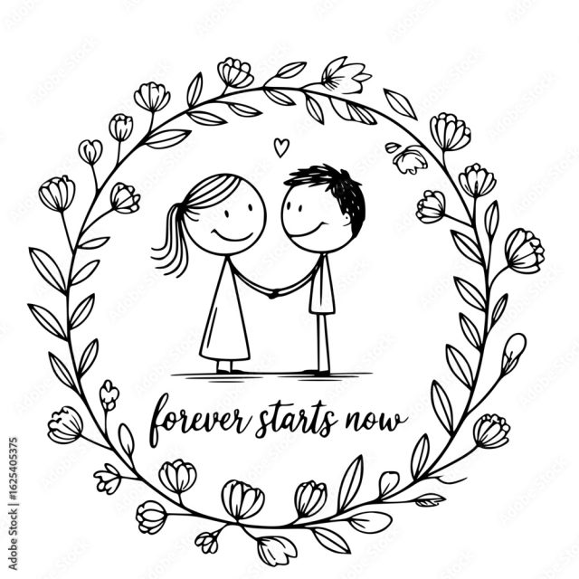 A Promise Of Everlasting Love A Heartwarming Illustration