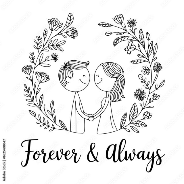 Eternal Bond Forever & Always Depicted Portraying A