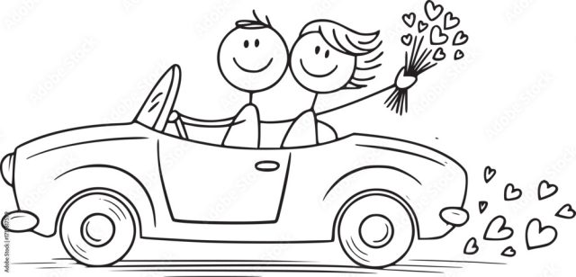 Joyride Of Lovers This Charming Image Depicts Two