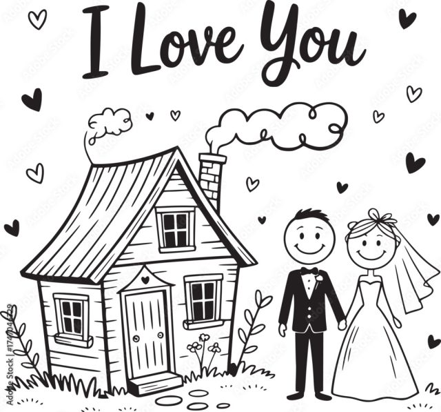Love And Home A Charming Illustration Captures The