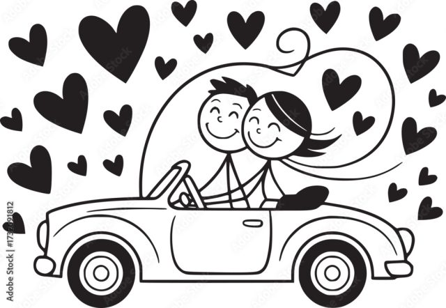 Love In Motion A Sweet Couple Embarks On
