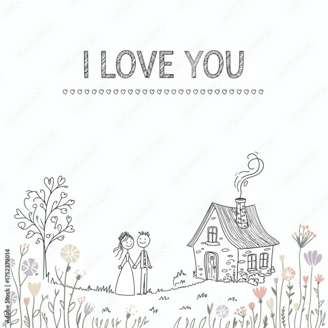 Love's Perfect Sketch A Heartwarming Illustration Captures
