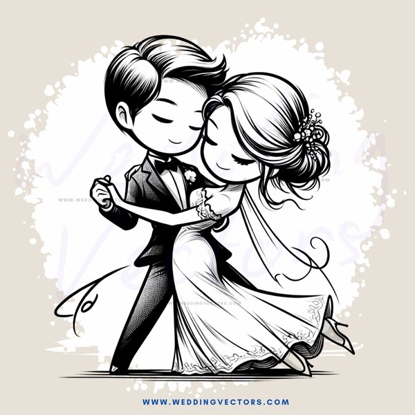 a couple dancing together