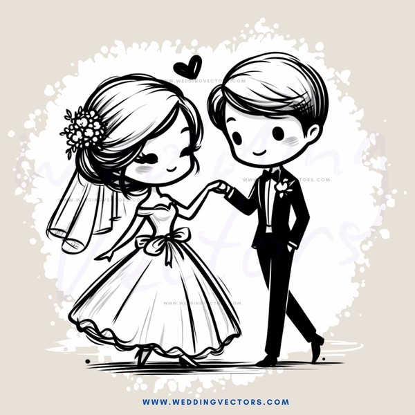 wedding couple posing for picture with rings
