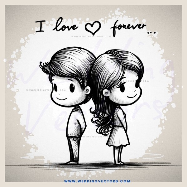 love forever illustration
