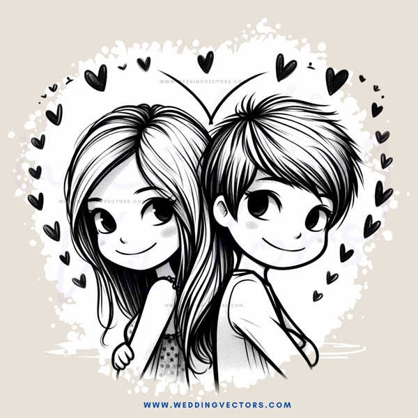 two children with matching faces and smiles