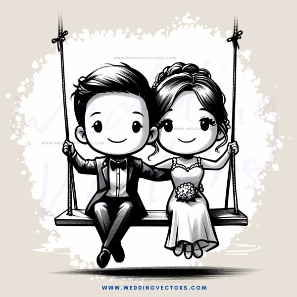 couple on swing