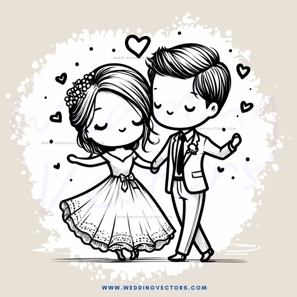 a couple dancing together