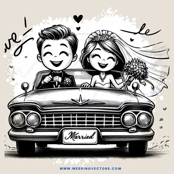 a caricature of married life