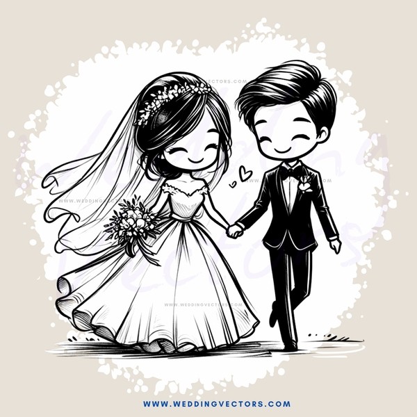 a bride and groom pocket watching each other smile