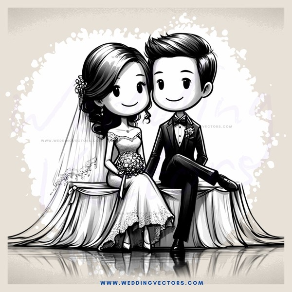 wedding cartoon gif