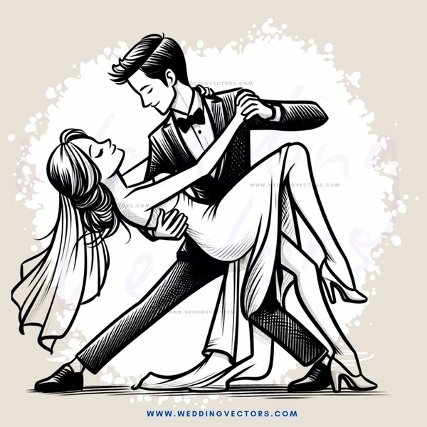 dance in black and white