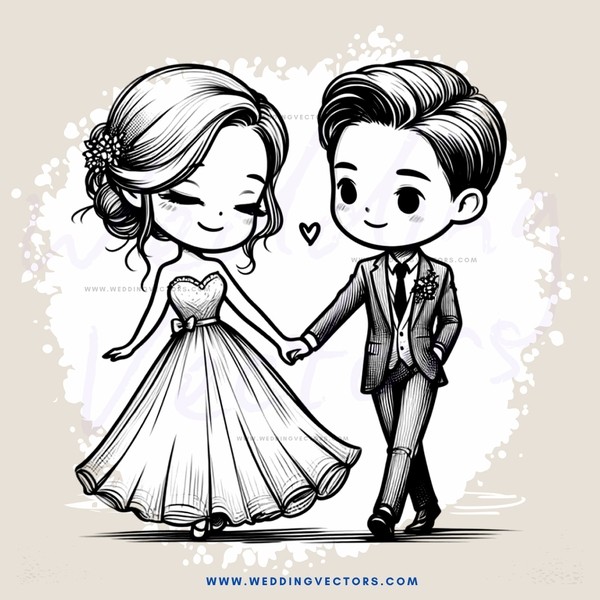 a couple holding hands and smiling