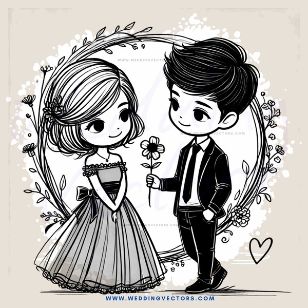 a couple's intimate moment with a flower