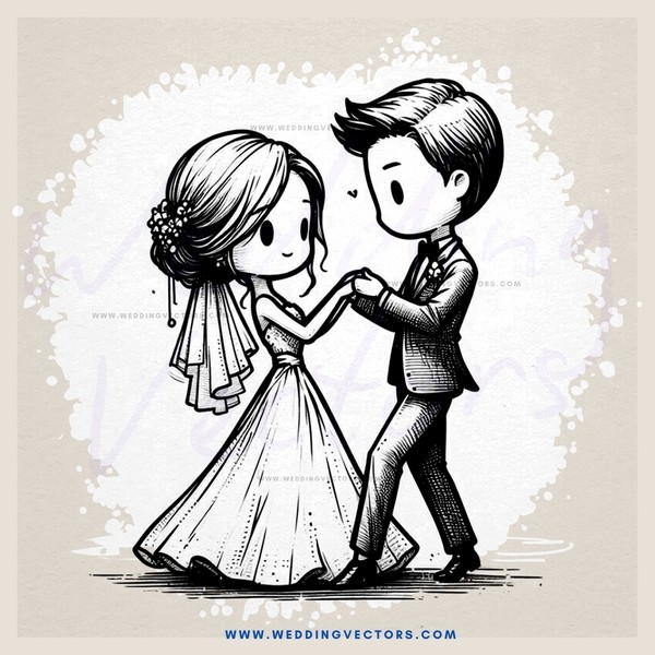 a boy and girl holding hands