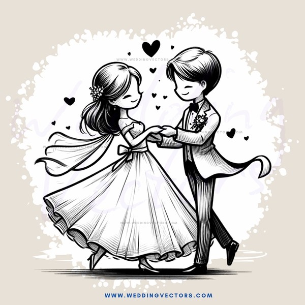 a couple dancing together