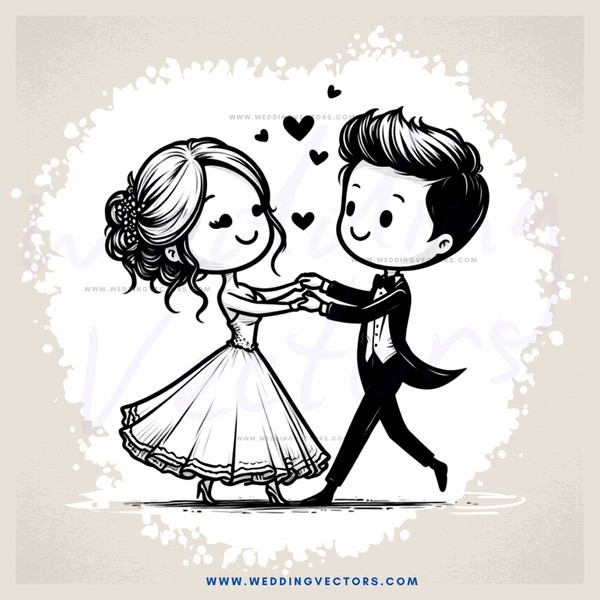 the groom and bride's first dance