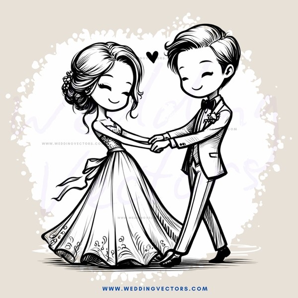 man and woman in wedding dress shake hands with each other