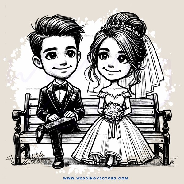 couple sitting on bench