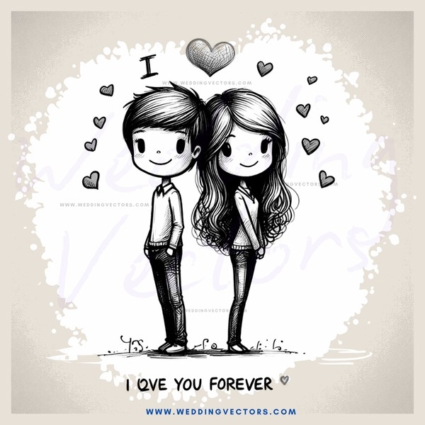 i love you forever drawing