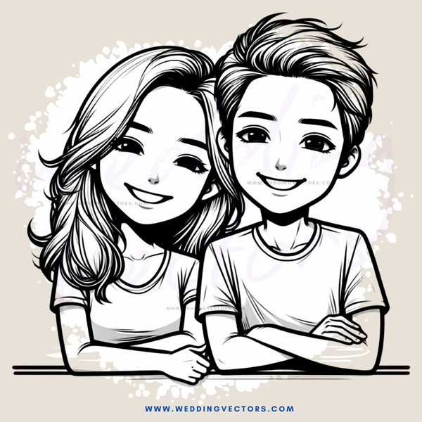 a couple smiling and holding hands