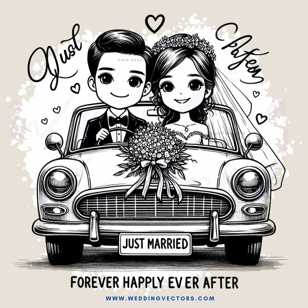 just married forever happy ever after
