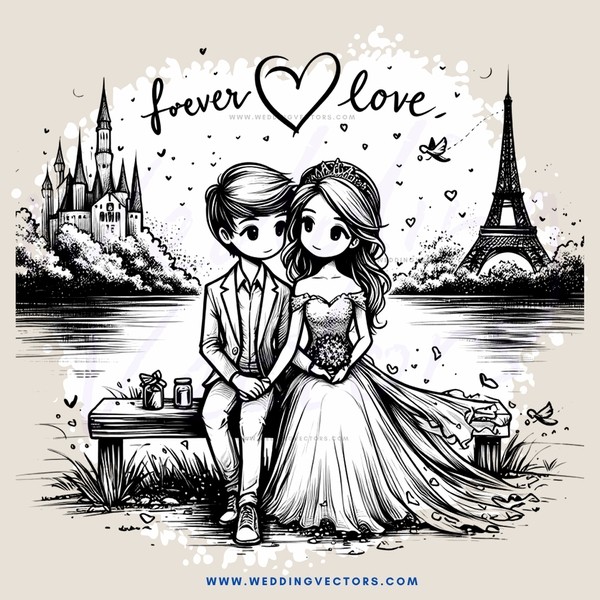 forever love picture with heart