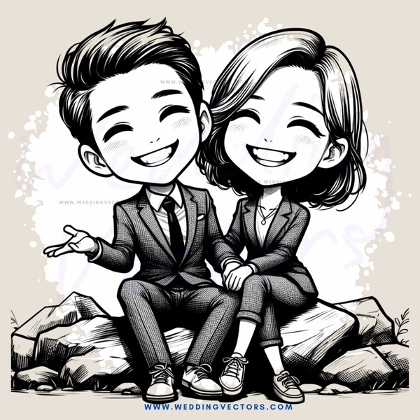 a man and woman sitting together