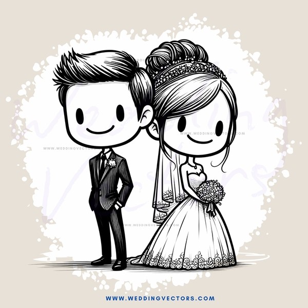 a man and woman standing side by side