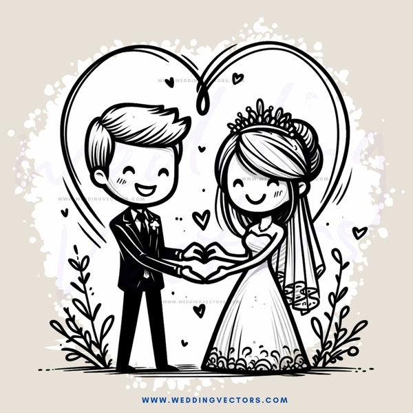 a couple's wedding invitation in black and white