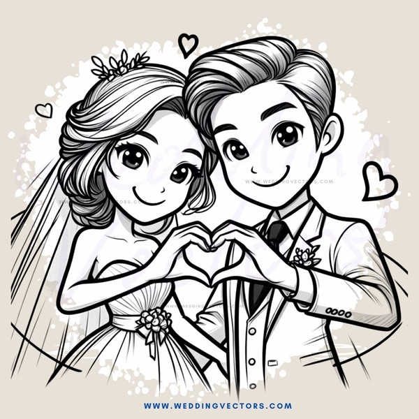 the newlyweds' smile