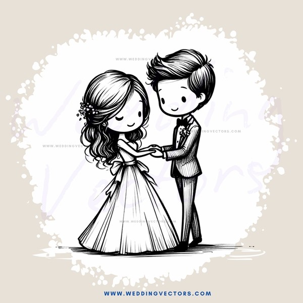a boy and girl dancing together