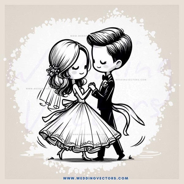 a couple dancing together