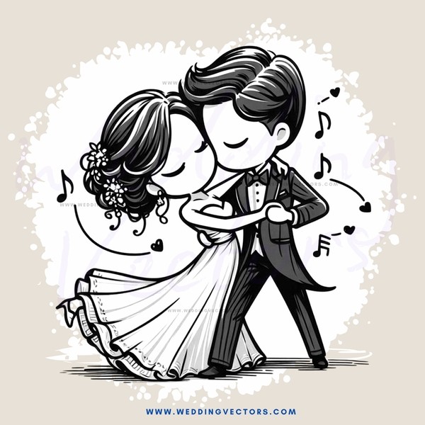 a man and woman dancing together