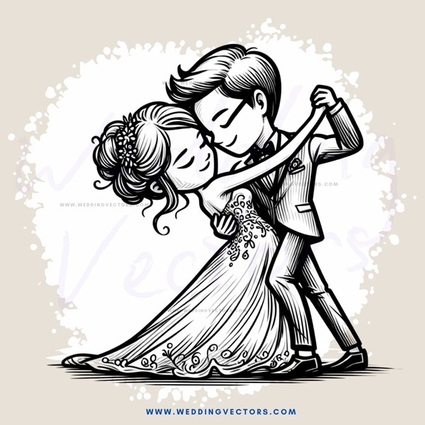 a couple dancing together