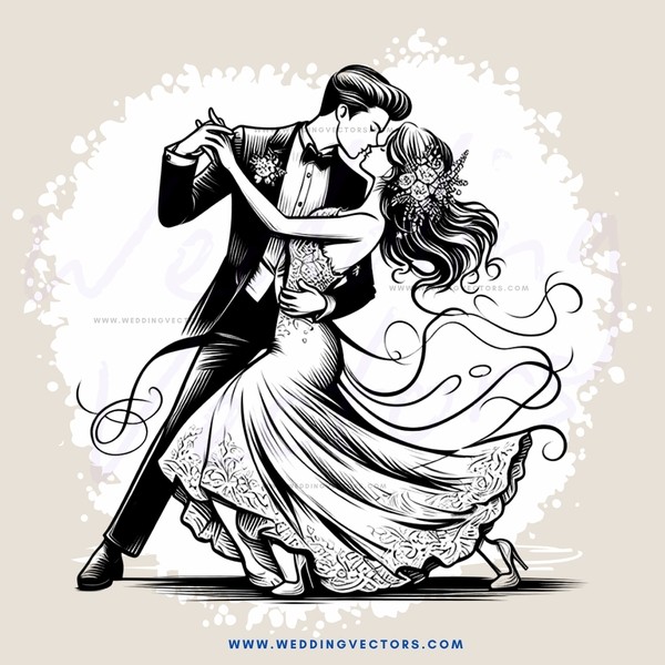 a couple dancing together