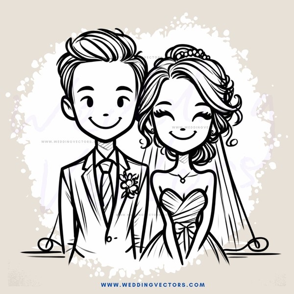 the happy couple's picture