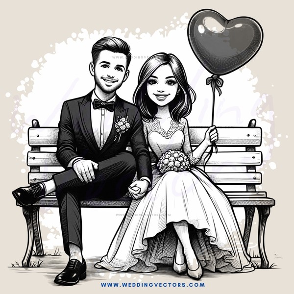 a man and woman sitting on a bench