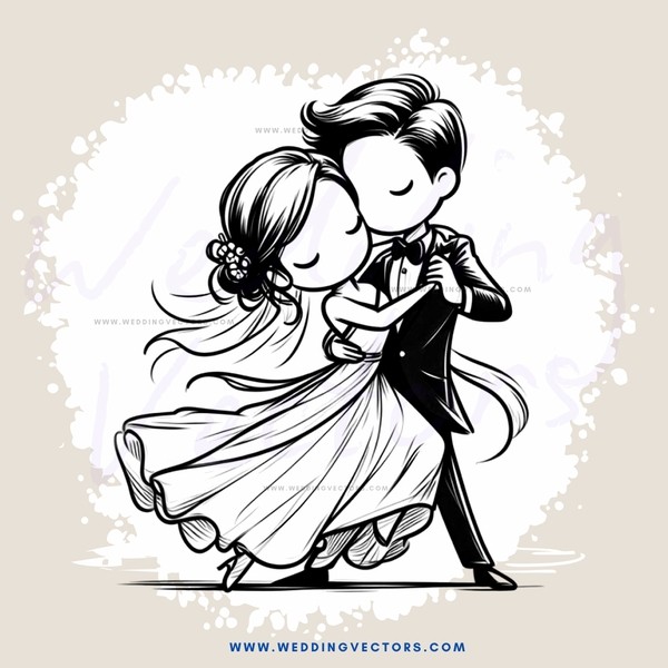 a couple dancing together