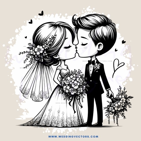 a couple's wedding day