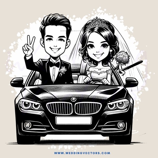 bride & groom on their wedding day