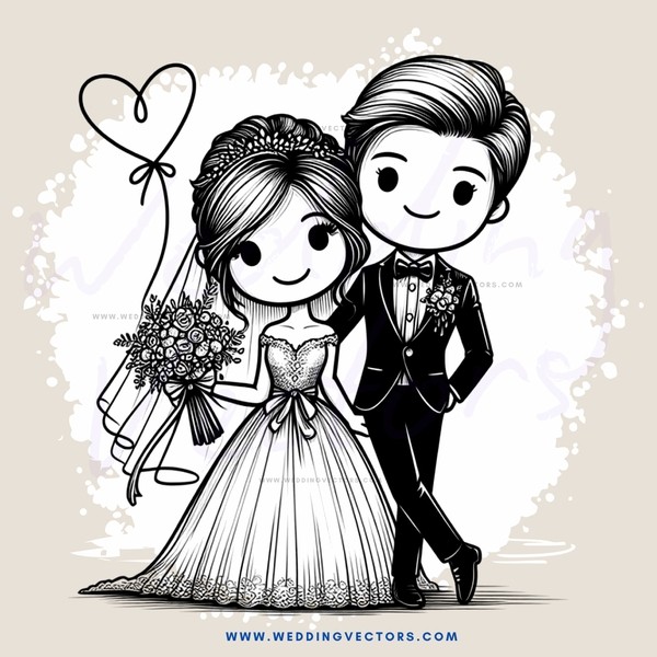 a couple's picture for wedding day