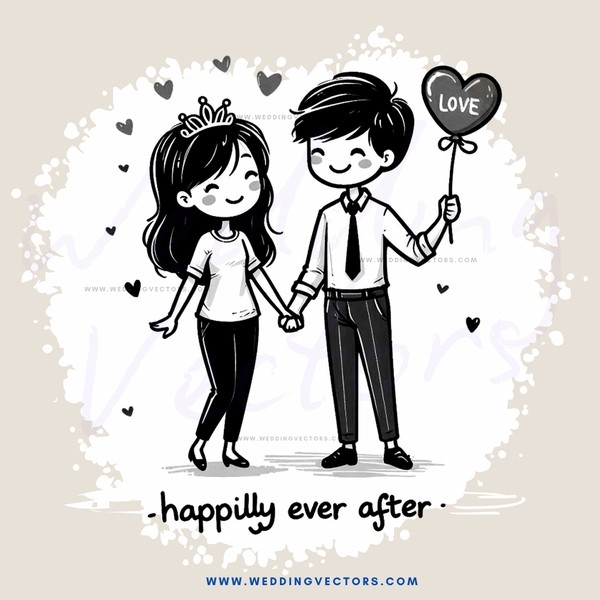 love is everywhere poster in black and white