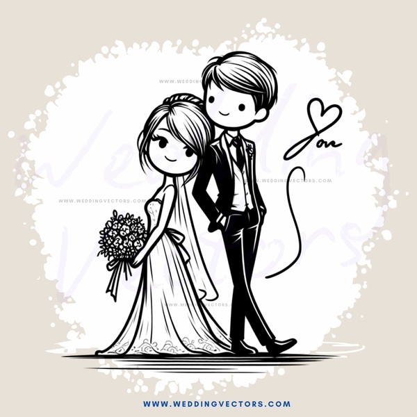 the bride and groom
