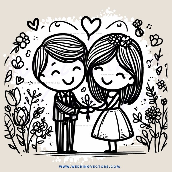 two people holding hands in front of flowers