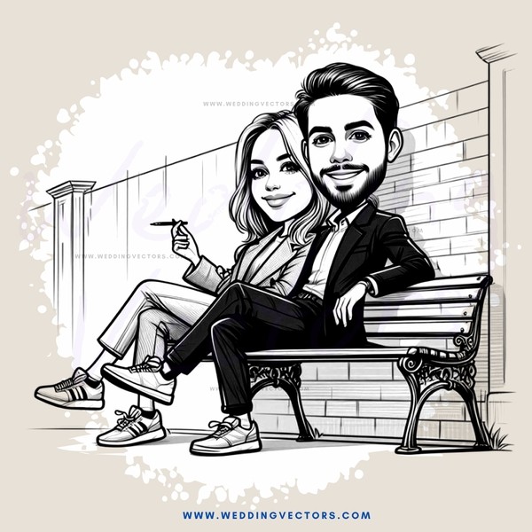 a couple sitting on a bench