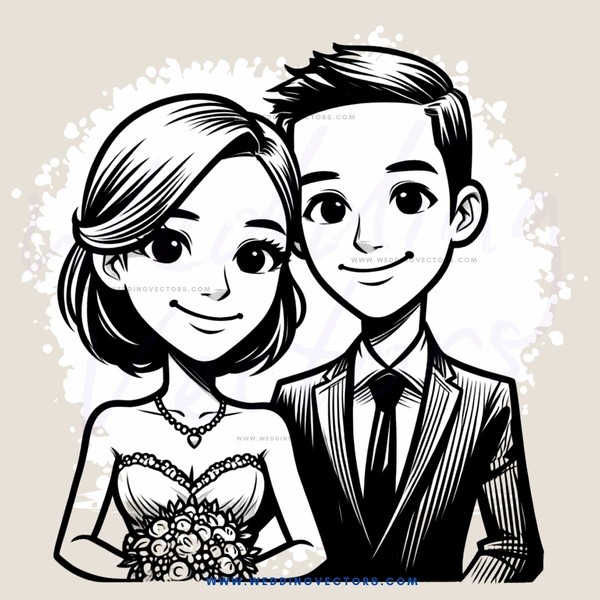 couple on their wedding day