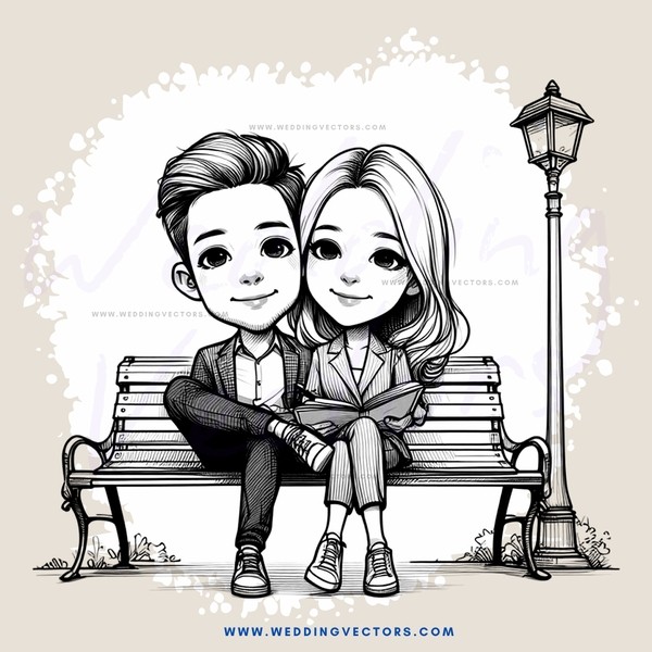 a couple sitting on a bench