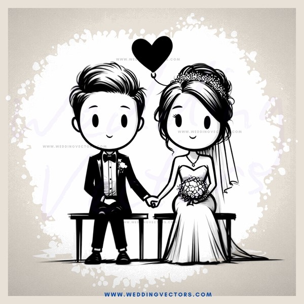 a couple sitting down holding hands