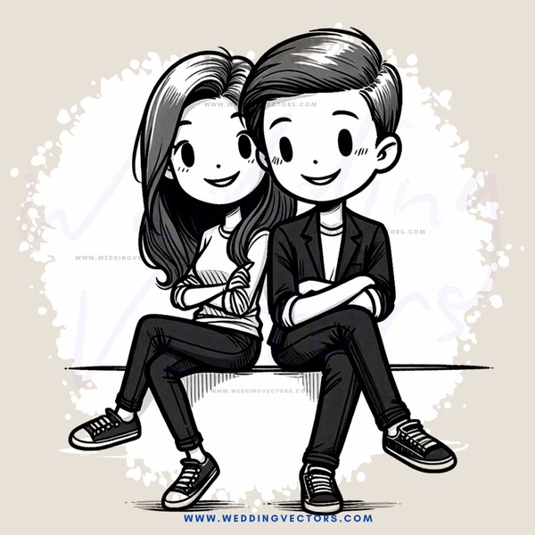 a couple sitting together